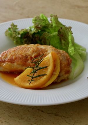 簡単！ジューシー！鶏肉のオレンジソース-レシピのメイン写真