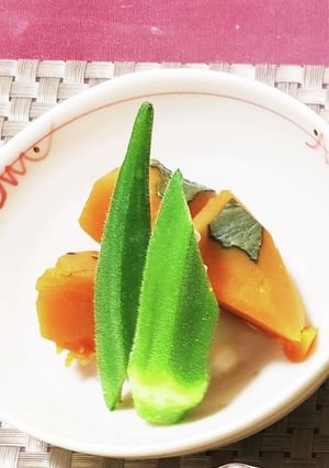 レンジで失敗しないカボチャ煮物-レシピのメイン写真