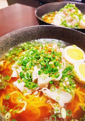 豚しゃぶ肉の濃厚醤油ラーメン-レシピのメイン写真