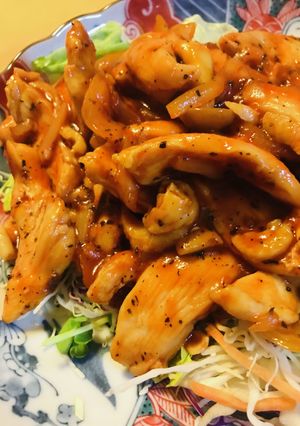 鶏肉のケチャップソース炒め-レシピのメイン写真