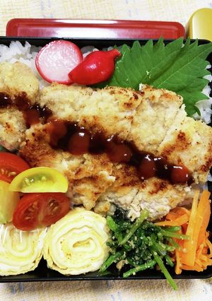 7/19 ヨッチャン☆とんかつ弁当-レシピのメイン写真
