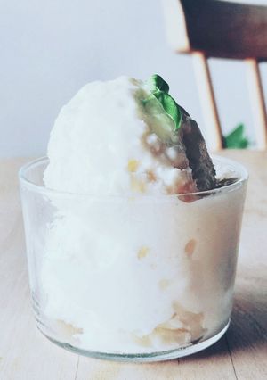神☆容器のまま!ヨーグルトアイスクリーム-レシピのメイン写真