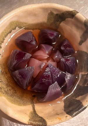 紫玉ねぎの蒸し浸し-レシピのメイン写真