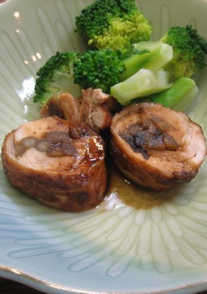 鶏肉の射込みごぼう-レシピのメイン写真