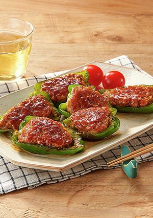 和風ピーマンの肉詰め-レシピのメイン写真