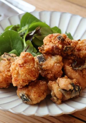 たべこぶ茶で塩昆布唐揚げ-レシピのメイン写真
