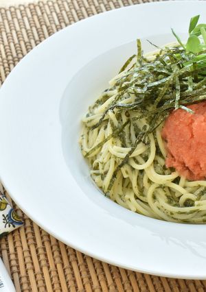 アカモクの明太子パスタ-レシピのメイン写真