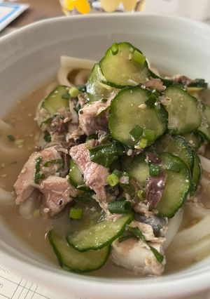 冷や汁うどん-レシピのメイン写真