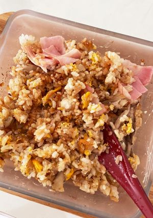 冷凍ご飯でトースター　炒飯-レシピのメイン写真
