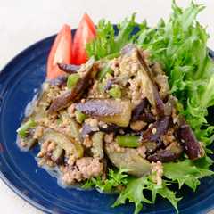 A picture of 〈くらし薬膳〉ナスの肉味噌炒め.