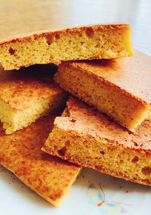 米粉ときなこのカステラパン　素朴な味-レシピのメイン写真
