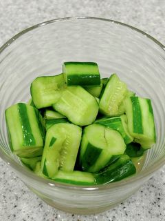 居酒屋のきゅうりのお漬物?浅漬け?-レシピのメイン写真