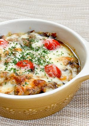 高たんぱく★鰯味噌煮缶と野菜のチーズ焼き-レシピのメイン写真
