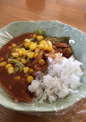 パッククッキング：ツナコーントマトカレー-レシピのメイン写真
