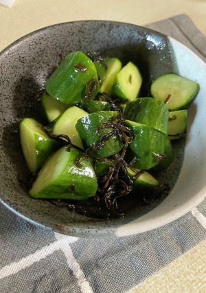 即席で出来ちゃう！きゅうり塩昆布-レシピのメイン写真