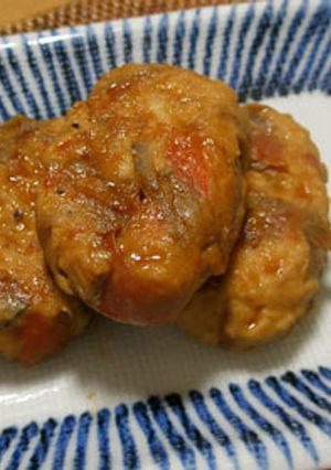 高野豆腐入り鶏肉バーグ お弁当のおかず-レシピのメイン写真