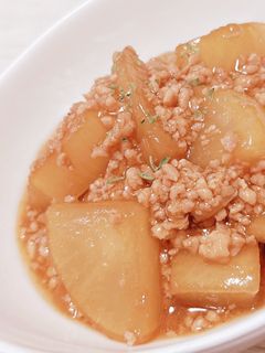 大根と鶏ミンチのうまとろ煮♡-レシピのメイン写真