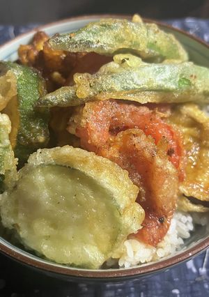 夏野菜天丼-レシピのメイン写真