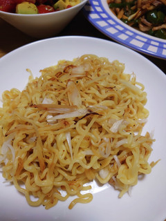 生姜と長ねぎのシンプル塩焼きそば(^^๓-レシピのメイン写真