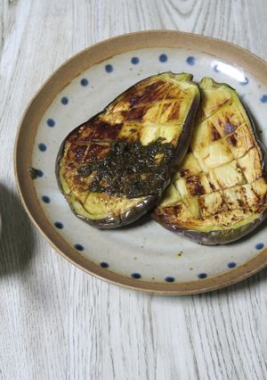焼きなすに～食べる！和風ジェノベーゼ-レシピのメイン写真