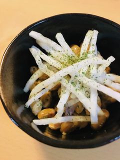 毎日の納豆●細切り大根添え-レシピのメイン写真