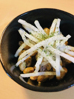 毎日の納豆●細切り大根添え-レシピのメイン写真