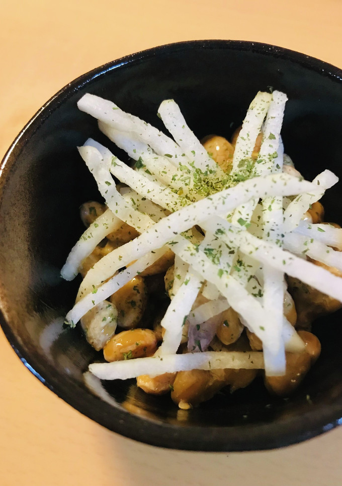 毎日の納豆●細切り大根添え-レシピのメイン写真