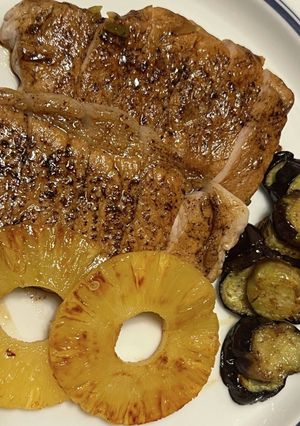 豚肩ロースのバルサミコ酢焼き！-レシピのメイン写真