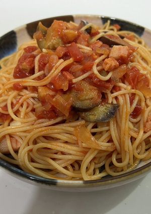 砂糖大さじ1が決め手!トマトパスタ-レシピのメイン写真