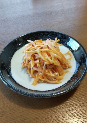 人参マスタードサラダ-レシピのメイン写真