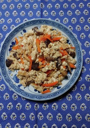 久原白だしを使用した減塩炒り豆腐-レシピのメイン写真