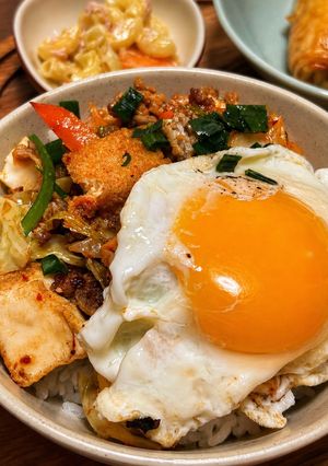 厚揚げ🌶キムチスタミナ丼-レシピのメイン写真