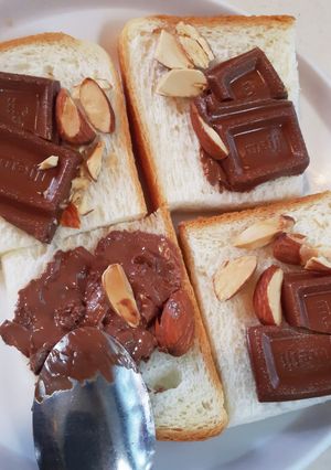 アーモンド☆チョコ☆トースト-レシピのメイン写真