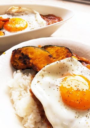 夏野菜の無水ドライカレー-レシピのメイン写真