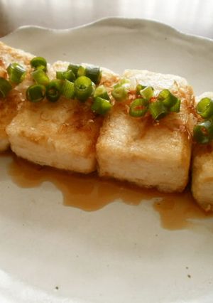 あと１品！さっぱり豆腐の揚げ＋焼きポン♬-レシピのメイン写真