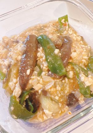 フライパンひとつでピリ辛麻婆茄子-レシピのメイン写真