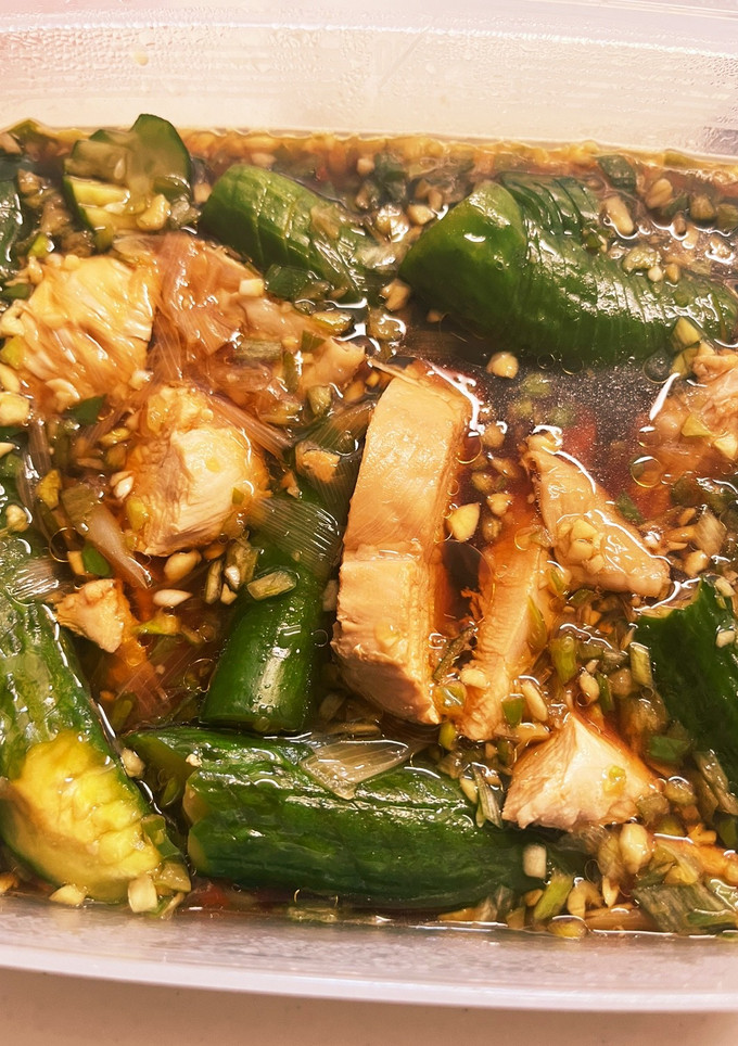 鶏肉ときゅうりの南蛮漬け-レシピのメイン写真