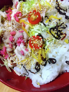 豚しゃぶキャベツ丼-レシピのメイン写真