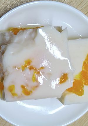 #牛乳寒天　みかん缶で　簡単　牛乳かん-レシピのメイン写真