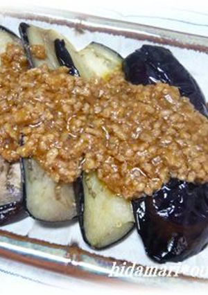 茄子のピリ辛ひき肉味噌あんかけ-レシピのメイン写真