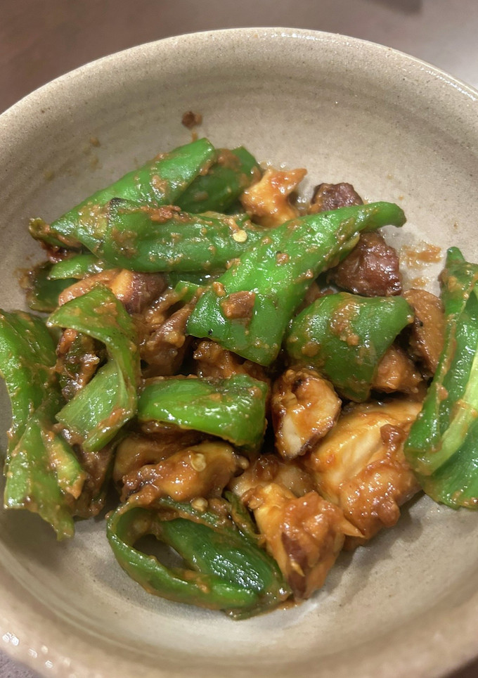 椎茸と甘ししとうの味噌炒め-レシピのメイン写真