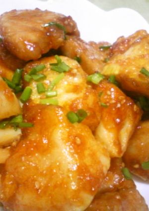 たけのこと豚肉の揚げ煮-レシピのメイン写真