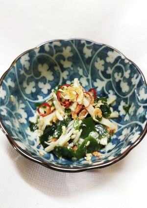 うちの味☆えのきとわかめのナムル♪常備菜-レシピのメイン写真