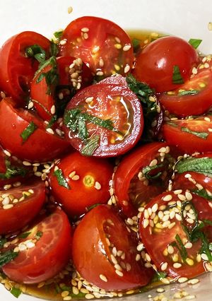ミニトマトの酢漬け-レシピのメイン写真