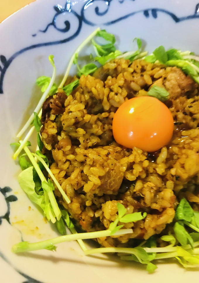 二日目カレー●カレー炒めで自由軒風？！-レシピのメイン写真