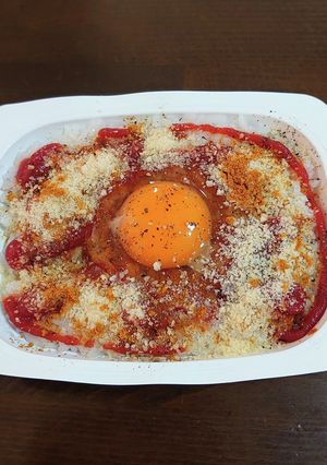 パックご飯で！カレー風卵かけご飯-レシピのメイン写真