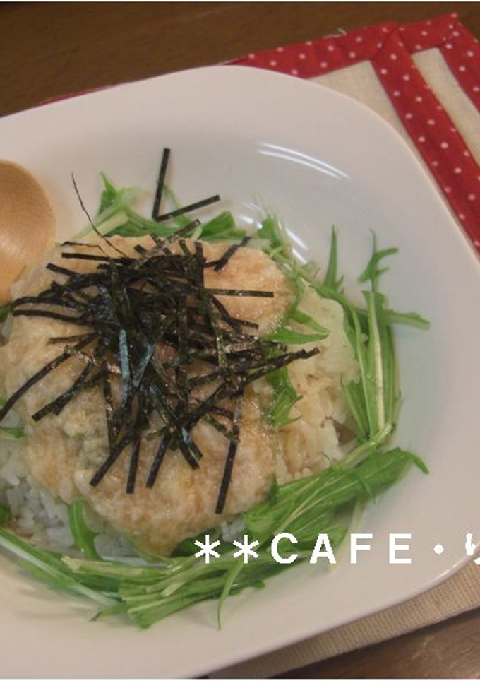 ねばねば♪簡単とろろ明太子丼-レシピのメイン写真