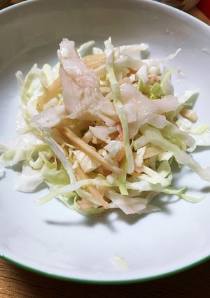 簡単　酢生姜とカニカマ　ヘルシーサラダ　-レシピのメイン写真