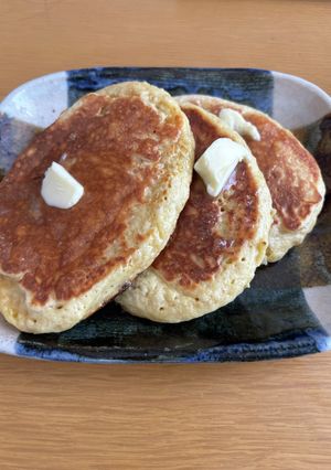 オートミール入りパンケーキ-レシピのメイン写真
