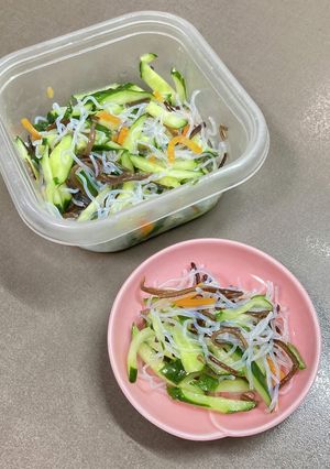 キュウリと春雨の酢の物-レシピのメイン写真